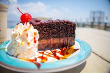 Ultimate Chocolate Cake at Laguna's Beach Bar + Grill