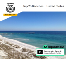 Top 25 Beaches — United States by Trip Advisor