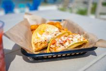 Shrimp Tacos at Laguna's Beach Bar + Grill