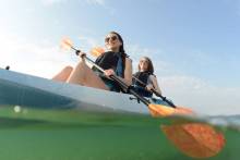 Kayaking on Pensacola Beach