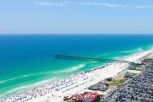 Pensacola Beach Aerial View