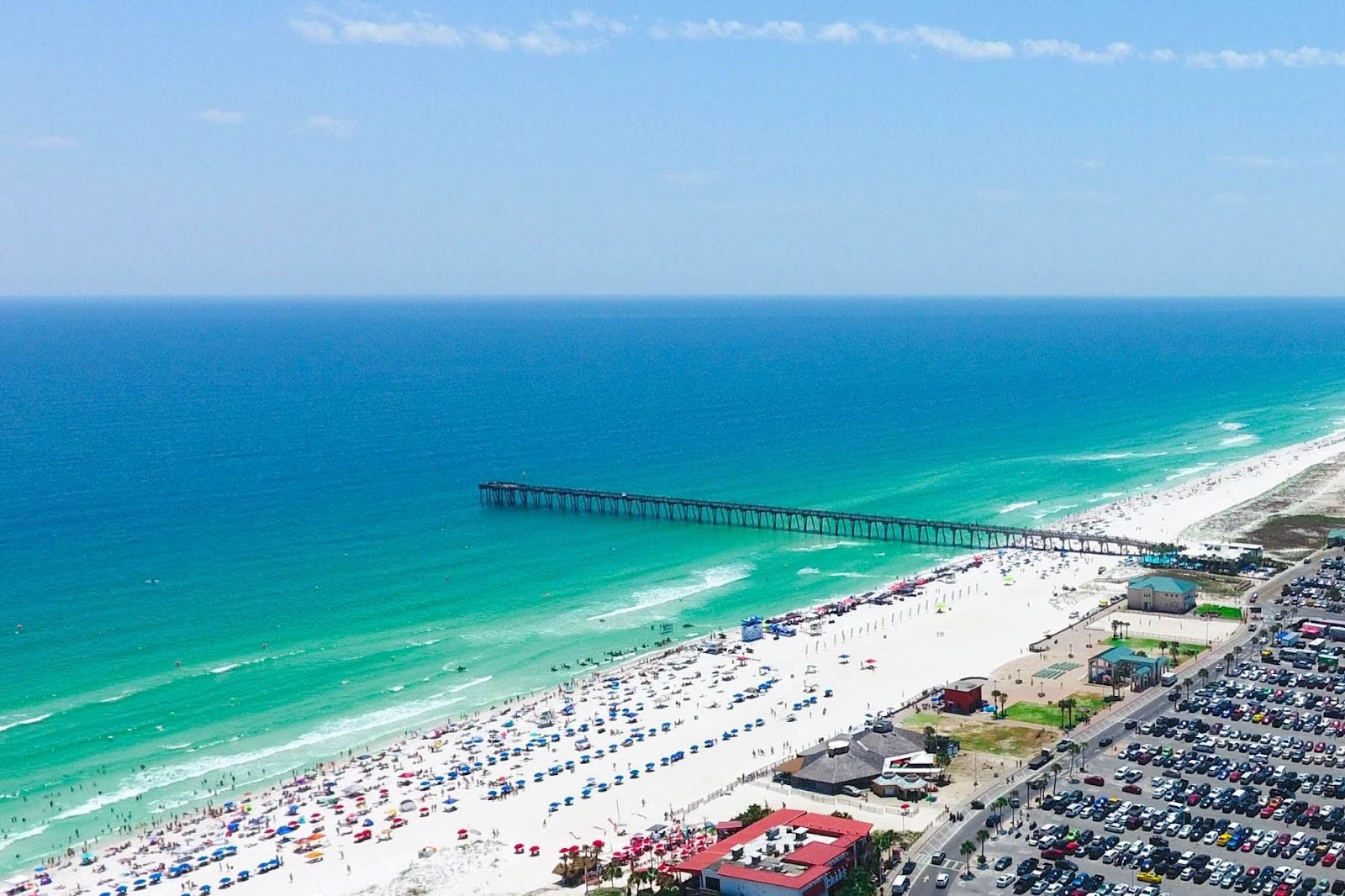 Pensacola Beach Arial view